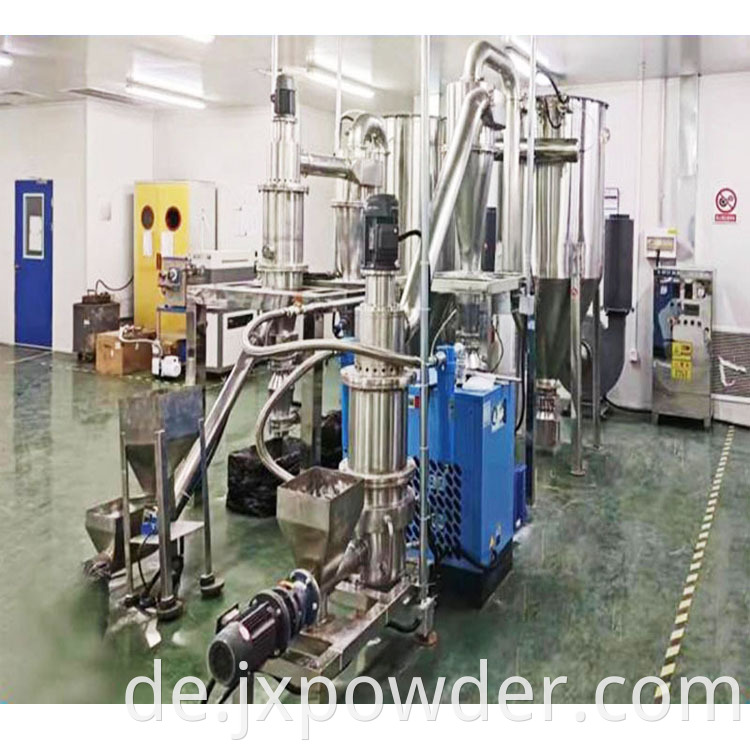 Lithium cathode material jet mill